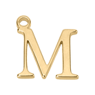 HeyBigDay Charm M Gold Letter Charm