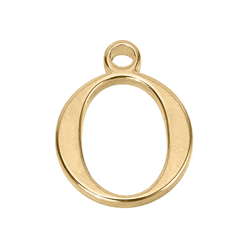 O Initial Charm - gold