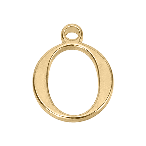O Initial | Gold or Silver Add-On Charm - HBD