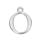 HeyBigDay Charm O Silver Letter Charm