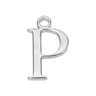 HeyBigDay Charm P Silver Letter Charm