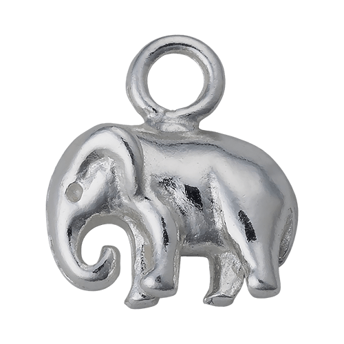 HeyBigDay Charm Silver Elephant Charm