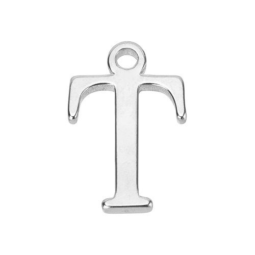 T Initial | Gold or Silver Add-On Charm - HBD