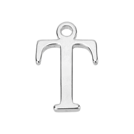 T Initial | Gold or Silver Add-On Charm - HBD