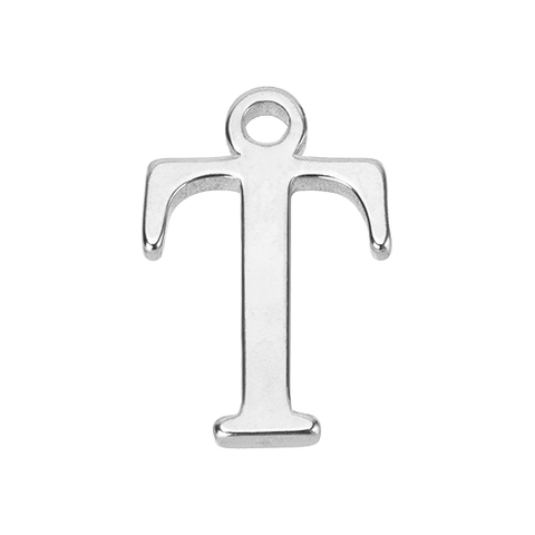 T Initial | Gold or Silver Add-On Charm - HBD