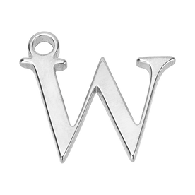 W Initial | Gold or Silver Add-On Charm - HBD