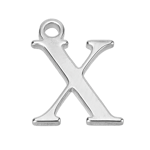 X Initial | Gold or Silver Add-On Charm - HBD