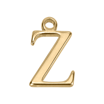 Z Initial Charm - gold