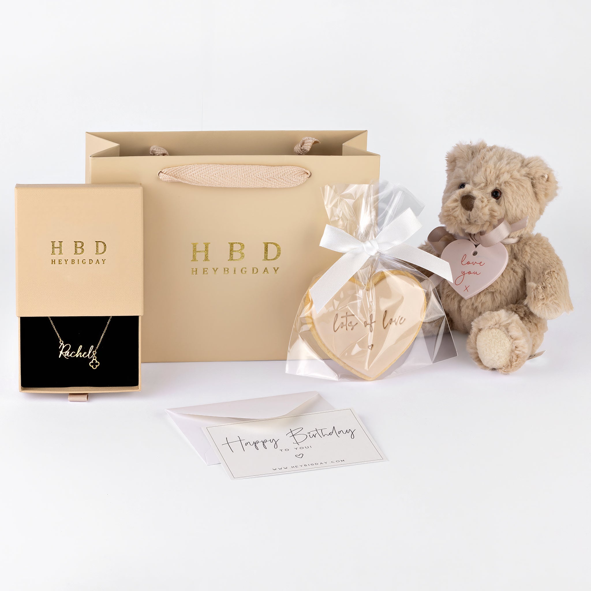 HeyBigDay Gift Box Name Necklace Gift Set