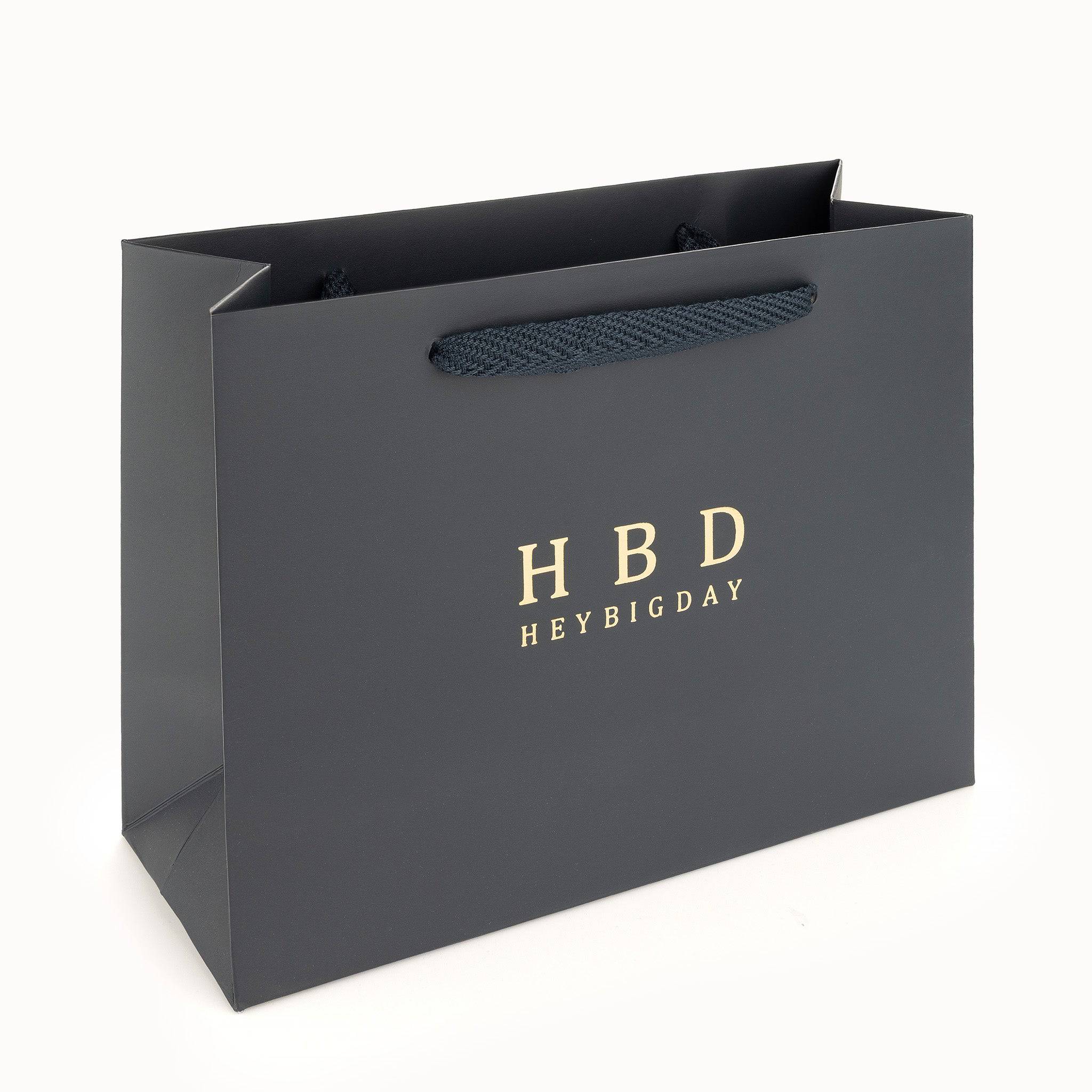 HeyBigDay Gift Wrapping Navy Blue HBD Gift Bag