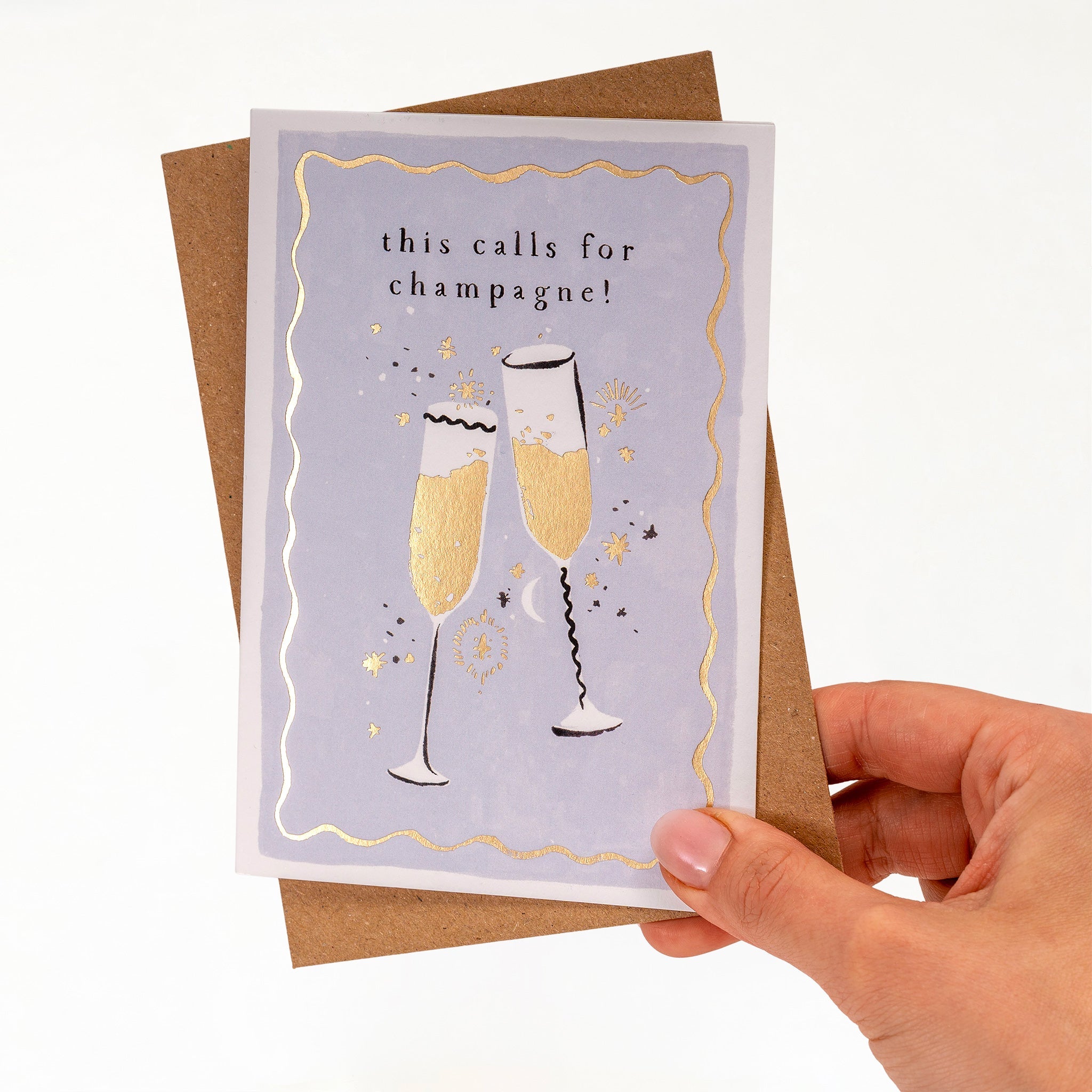 HeyBigDay Greetings Card This calls for champagne! -  Greeting Card