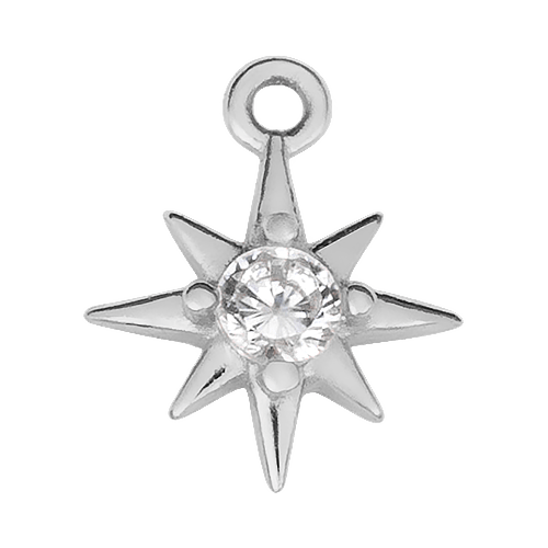 Cubic Star | Gold or Silver Add-On Charm - HBD