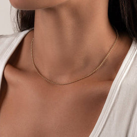 Belcher Chain Necklace in 18ct Gold or Sterling Silver – 14" to 20" Lengths