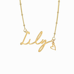 Layered Name Necklace Set – Personalised Double Necklace – Custom Name Jewellery