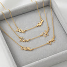 HeyBigDay Necklace Personalised Double Name Necklace