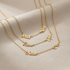 HeyBigDay Necklace Personalised Double Name Necklace