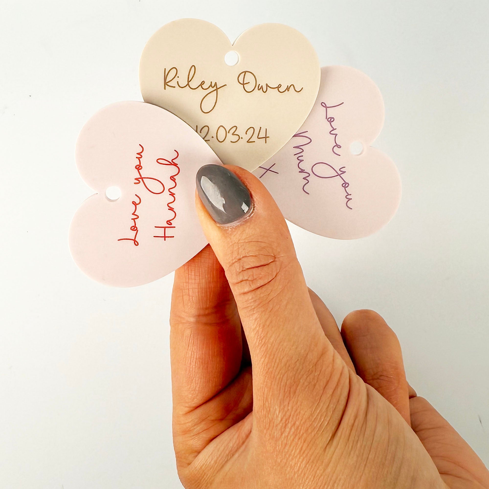 HeyBigDay Necklace Personalised Name & Card Gift Set