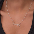 HeyBigDay Necklace Personalised Name Necklace & Birthstone