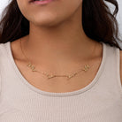 HeyBigDay Necklace Personalised Quadruple Name Necklace