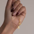 HeyBigDay Necklace Triple Initial Necklace