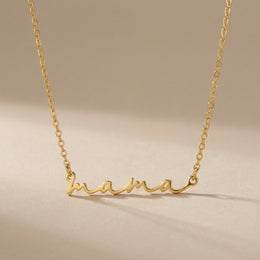 Mama Necklace in 18ct Gold, Gold Vermeil & Sterling Silver