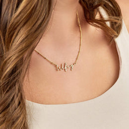 Wifey Necklace | Chain for Wife | Necklace for Her | Present in Gold & Silver