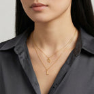 HeyBigDay Necklace Zodiac & Initial Necklace Layered Set