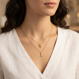 Zodiac & Initial Necklace Layered Set – Personalised Jewellery Duo