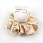 HeyBigDay Scrunchie Champagne / to have and to hold your hair back Bridesmaid Scrunchie Gift