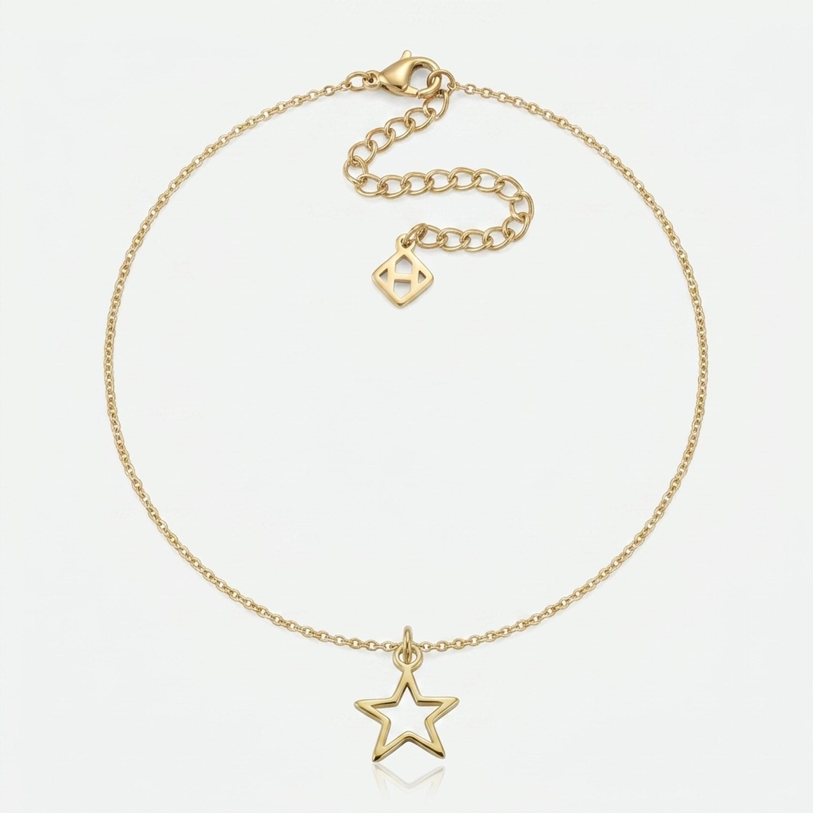 Hollow Star Charm Necklace & Bracelet