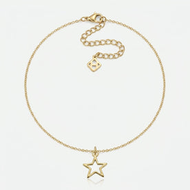 Hollow Star Charm Necklace & Bracelet