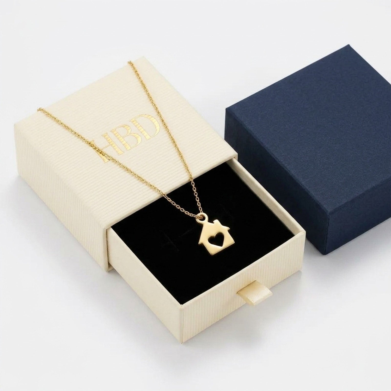 House & Heart Home Charm Necklace & Bracelet