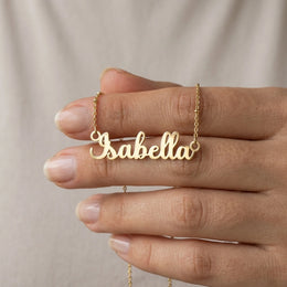 Isabella Name Necklace | 18ct Gold, Silver & Vermeil | Ready to Ship