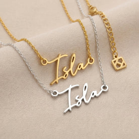 Isla Name Necklace | 18ct Gold, Silver & Vermeil | Ready to Ship
