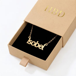 Isobel Name Necklace | 18ct Gold, Silver & Vermeil | Ready to Ship