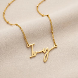 Ivy Name Necklace | 18ct Gold, Silver & Vermeil | Ready to Ship