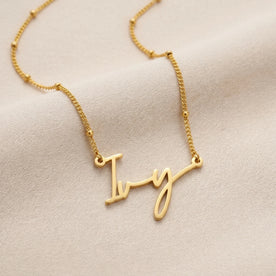 Ivy Name Necklace | 18ct Gold, Silver & Vermeil | Ready to Ship