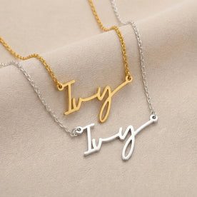 Ivy Name Necklace | 18ct Gold, Silver & Vermeil | Ready to Ship