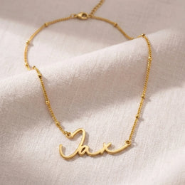 Jax Name Necklace | 18ct Gold, Silver & Vermeil | Ready to Ship