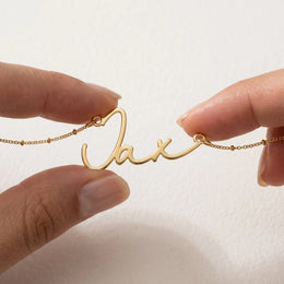 Jax Name Necklace | 18ct Gold, Silver & Vermeil | Ready to Ship