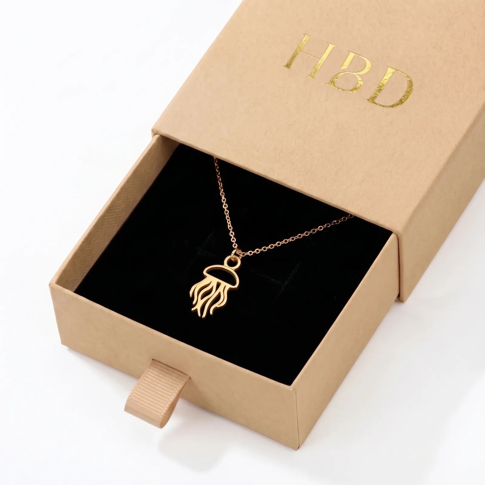 Jellyfish Charm Necklace & Bracelet