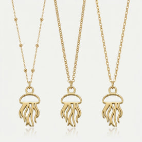 Jellyfish Charm Necklace & Bracelet