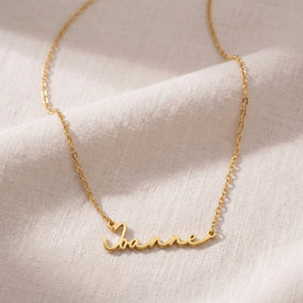 Joanne Name Necklace | 18ct Gold, Silver & Vermeil | Ready to Ship