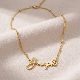Joseph Name Necklace | 18ct Gold, Silver & Vermeil | Ready to Ship