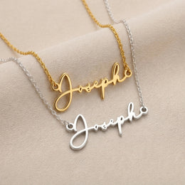 Joseph Name Necklace | 18ct Gold, Silver & Vermeil | Ready to Ship