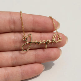 Joseph Name Necklace | 18ct Gold, Silver & Vermeil | Ready to Ship
