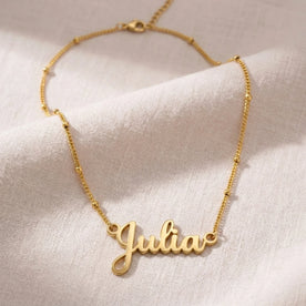 Julia Name Necklace | 18ct Gold, Silver & Vermeil | Ready to Ship