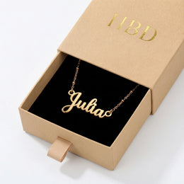 Julia Name Necklace | 18ct Gold, Silver & Vermeil | Ready to Ship