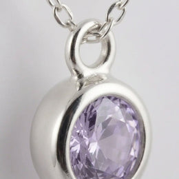 June Birthstone Bracelet | Light Amethyst, Gold & Silver
