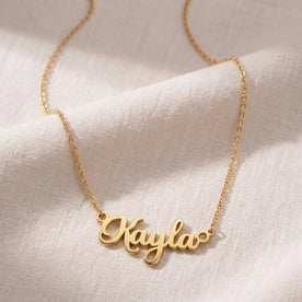 Kayla Name Necklace | 18ct Gold, Silver & Vermeil | Ready to Ship